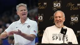 "Steve Kerr's an A**hole": 'Annoyed' By Warriors Coach Suggesting Victor Wembanyama Rejuvenated Him, Gregg Popovich Hilariously Trolls Rival