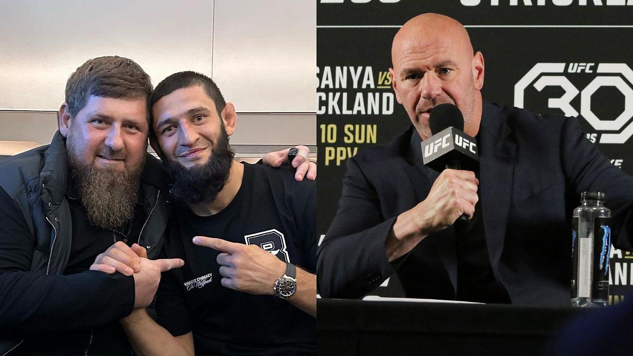 “Gross”: Fans up in Arms Against Dana White and Khamzat Chimaev for Links With Ramzan Kadyrov