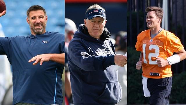 Bill Belichick Got Reminiscent Of Tom Brady-Mike Vrabel Banter Sessions Before Titans HC’s Patriots HoF Induction