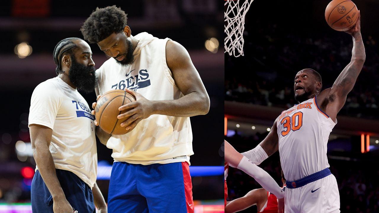Amid Concerning Standoff Between James Harden and 76ers, Knicks Gear up to Bag Joel Embiid by Trading Away Julius Randle and Other Key Players