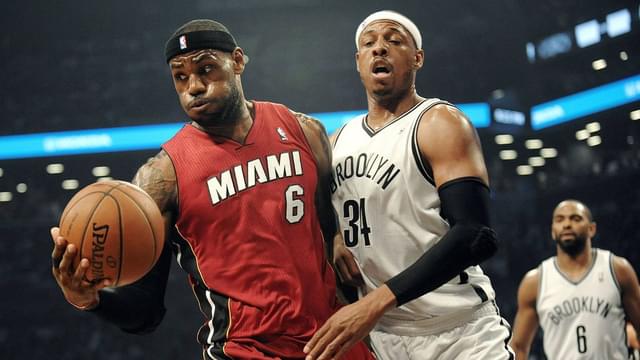 "Paul Pierce Dunking on LeBron James": 'The Truth' Shows Off His Monster Poster Against Lakers Superstar