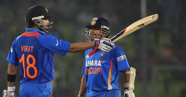 6 Days Before Scoring Maiden ODI Century, Virat Kohli Sharing 62-Run Partnership With Sachin Tendulkar Was A 'Big Moment' For Him