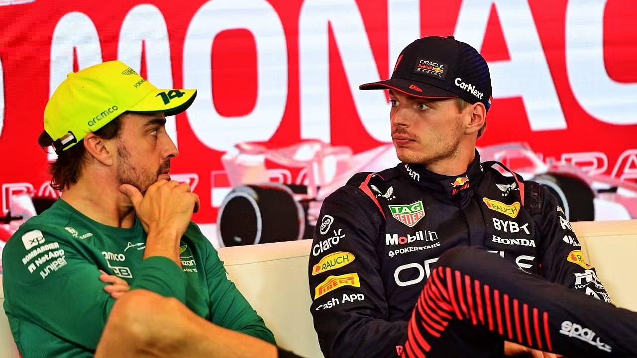 Spanish Journalist Asks Max Verstappen Whether He Would Dare to Make Fernando Alonso His Teammate Amidst Axe Lingering on Sergio Perez