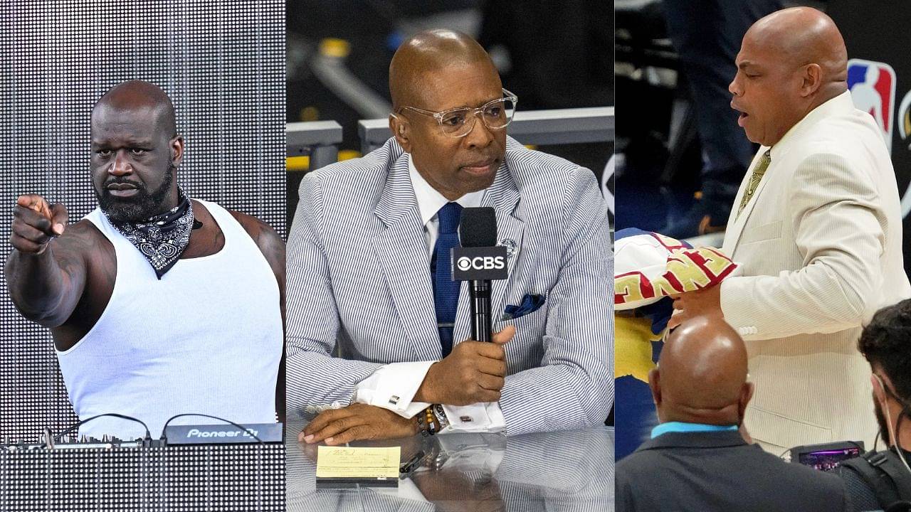 Having been outed by Shaquille O'Neal over Aline Bernardes, Kenny Smith  snubs his friend for Hakeem Olajuwon - The SportsRush