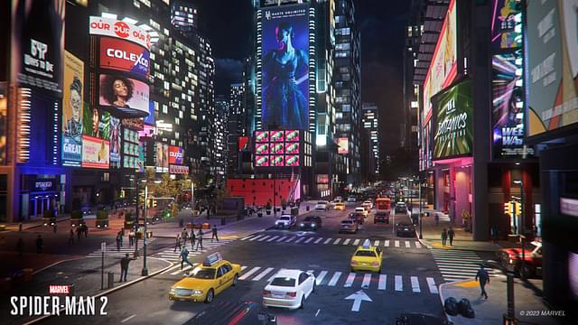 An image of the city in Spider-Man 2