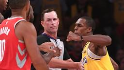 5 Years After Rajon Rondo Spat at Chris Paul, Rockets and Lakers Players Exchanging Punches Resurfaces on Twitter