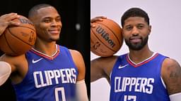 "Russell Westbrook's Not 6Ft 3"": Standing Nearly Toe To Toe With Paul George, NBA Twitter Hypothesizes Over Clippers Guard's Height