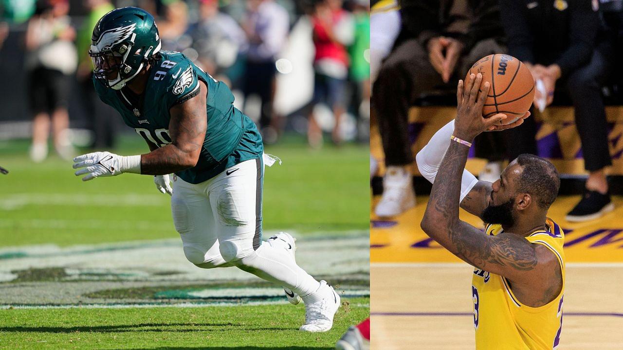 "What Would LeBron James Do": Eagles Rookie Named LeBron James as the Inspiration For His Hilarious Flop Against the Dolphins