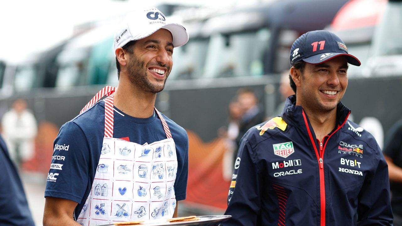 As Daniel Ricciardo Makes a Fool of Sergio Perez, Helmut Marko Opens ...