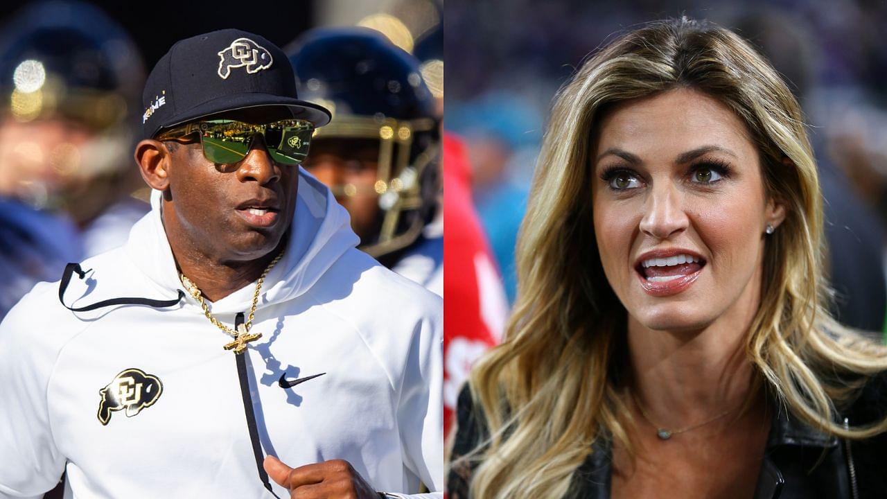 NFL Reporter Erin Andrews Dresses Up As Deion Sanders To Celebrate ...