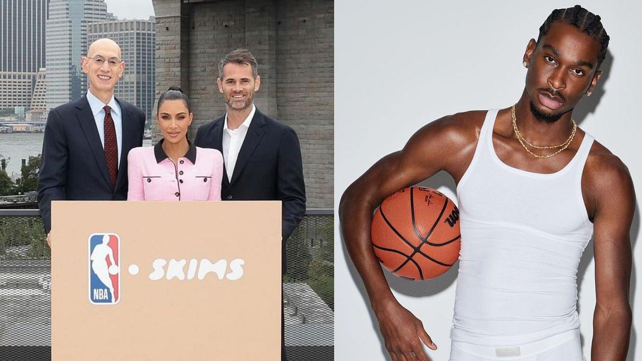 Following Shai Gilgeous-Alexander's Success with Kim Kardashian's Brand,  NBA Makes SKIMS Official Underwear Partner - The SportsRush