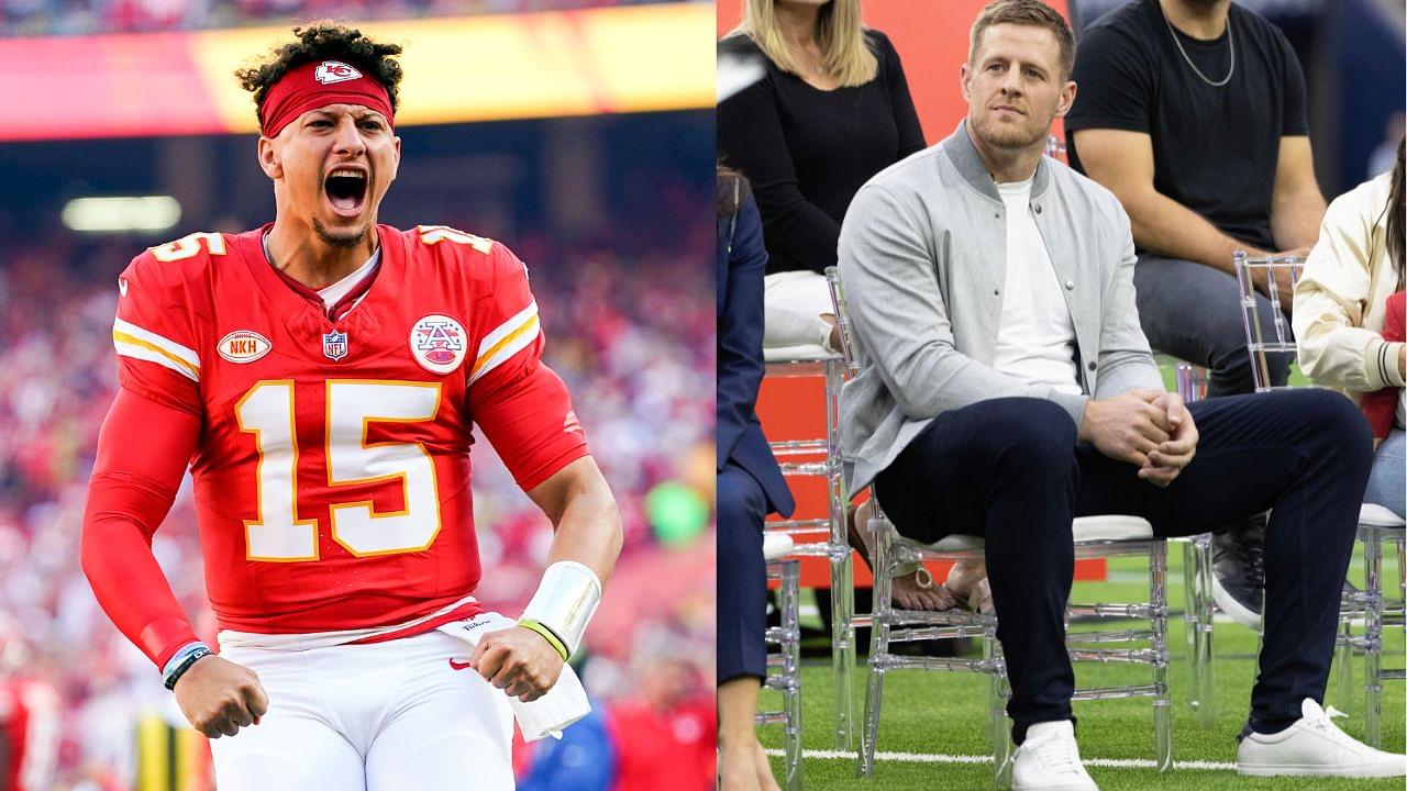 After Being Named Chiefs' Backup Punter, Patrick Mahomes Reacts to JJ Watt Demanding a Punt Video
