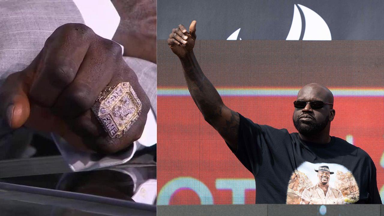 7 Years Since Showing Off His '$30000 HOF Ring' On Late Night, Shaquille O'Neal Showcases A Different Ring While Claiming He'd 'Destroy You' To Win