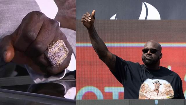 7 Years Since Showing Off His '$30000 HOF Ring' On Late Night, Shaquille O'Neal Showcases A Different Ring While Claiming He'd 'Destroy You' To Win
