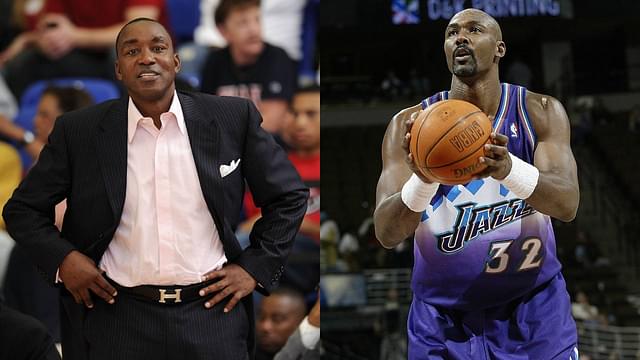 Blaming His 74.2 Percent FT Shooting, Isiah Thomas Shockingly Admitted In 2013 2x MVP Karl Malone Was the Reason the Jazz Never Won