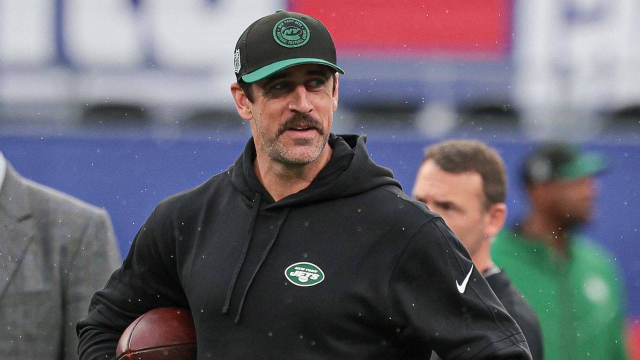 Amidst Early Return Rumors, Aaron Rodgers Picks a New Side Hustle at Jets Facility