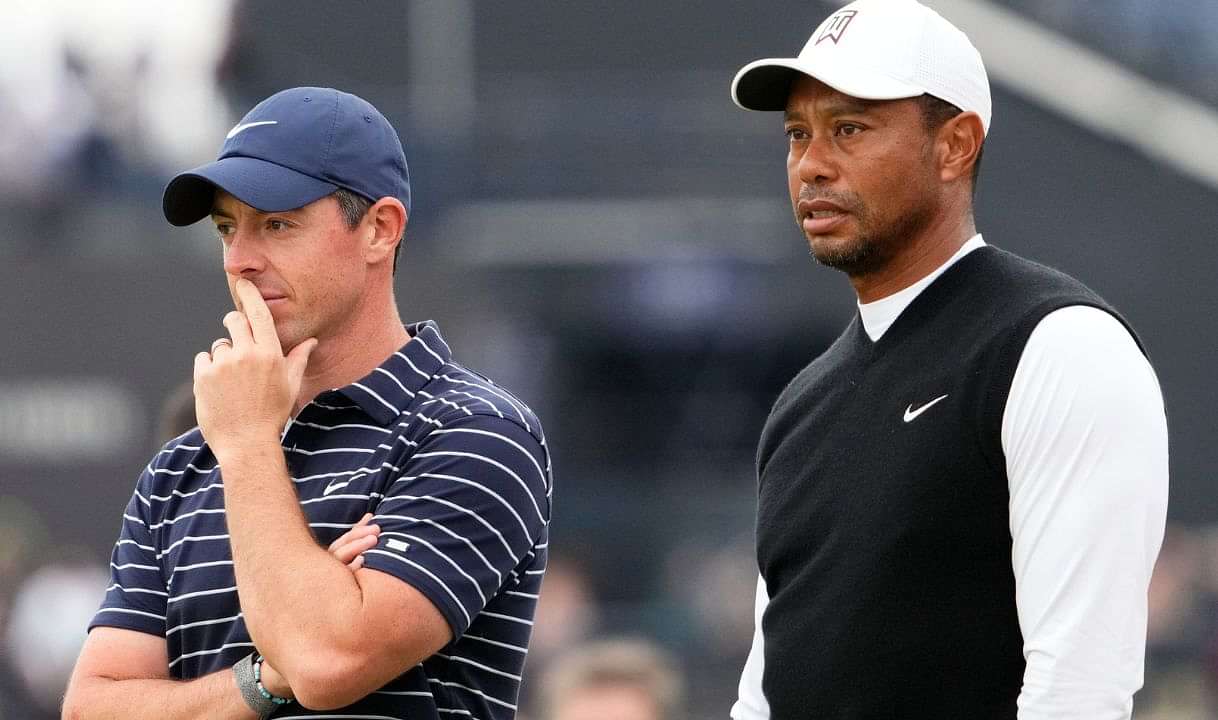 Tiger Woods and Rory McIlroy