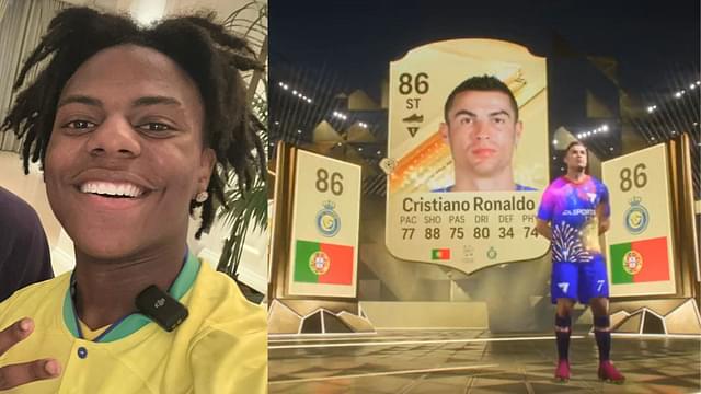 IShowSpeed packs Cristiano Ronaldo on EAFC 24