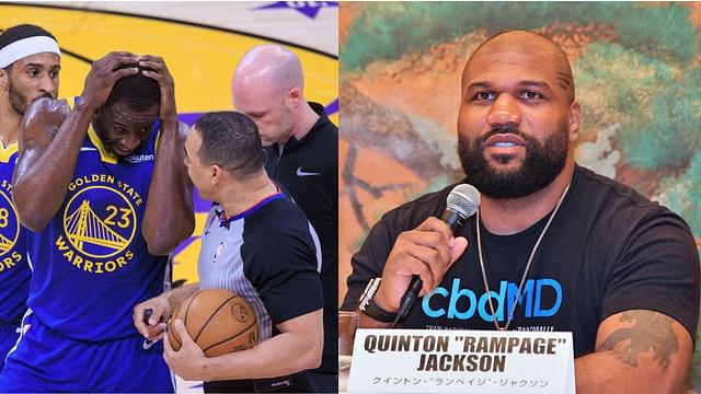 Former UFC Star Rampage Jackson Berates Rudy Gobert For Not Breaking Out of Draymond Green's Chokehold: "That Motherf**ker Need to Go Home"
