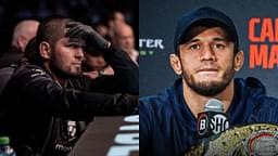 WATCH: Khabib Nurmagomedov’s Furious Attempt to Submit Brother Umar During Usman vs. Shabliy