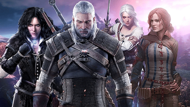 An image showing main characters from the Witcher 3: Th Wild Hunt