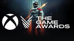 An image showing Starfield cover with Xbox logo and The Game Awards logo, which will host GOTY or Game of the Year