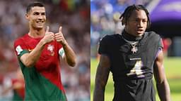 “Ronaldo’s Influence in American Football Is Incredible”: Zay Flowers’ Siu Celebration Prompts Cristiano Ronaldo Fans To Flood the Comments