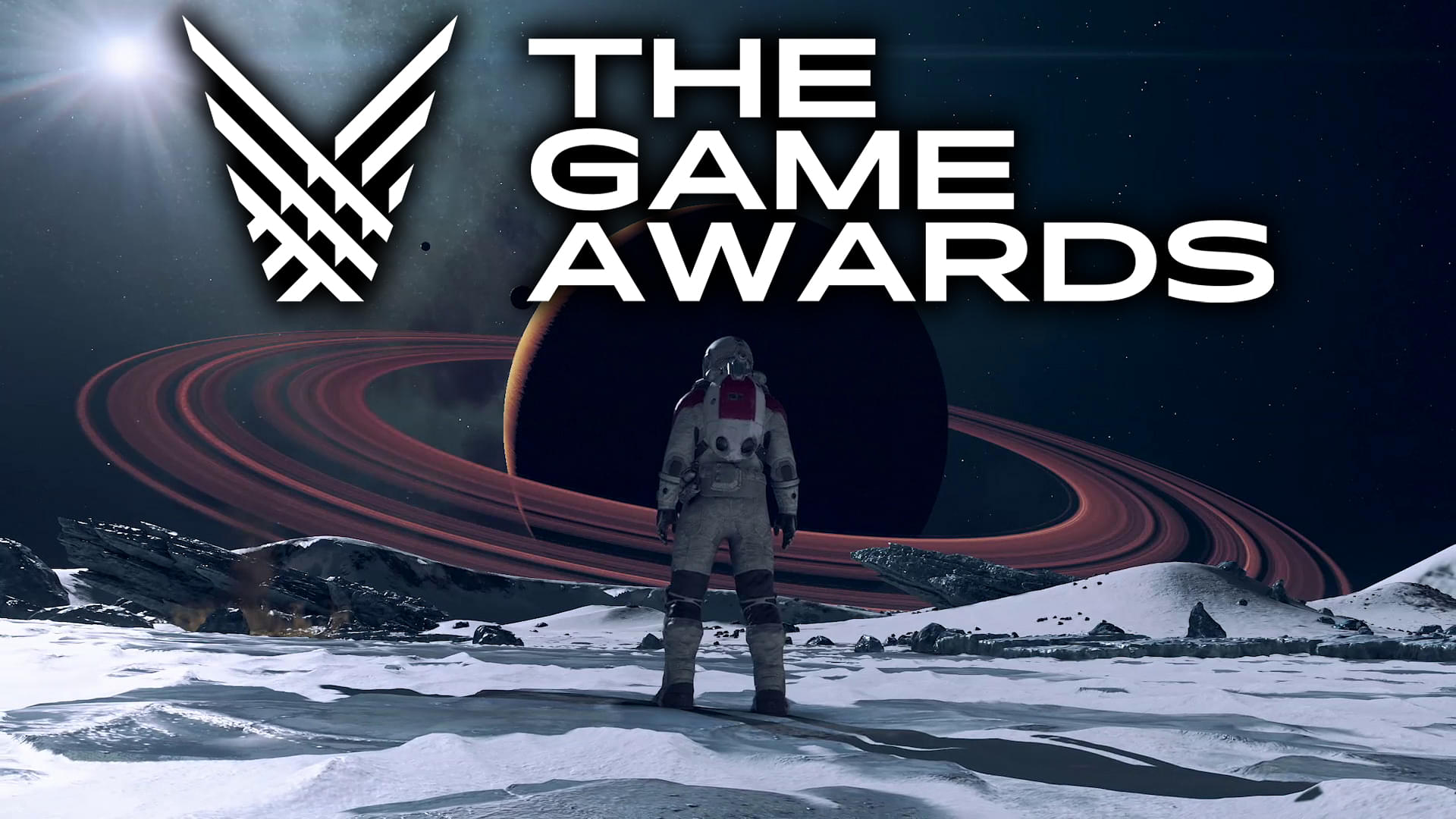 An image showing Starfield screenshot with The Game Awards 2023, which is going to host GOTY