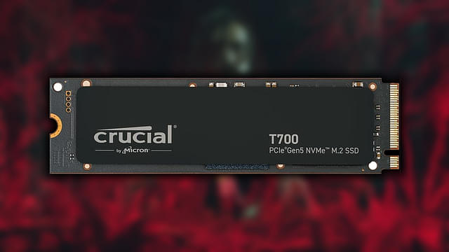 An image showing a Crucial T700 SSD Drive