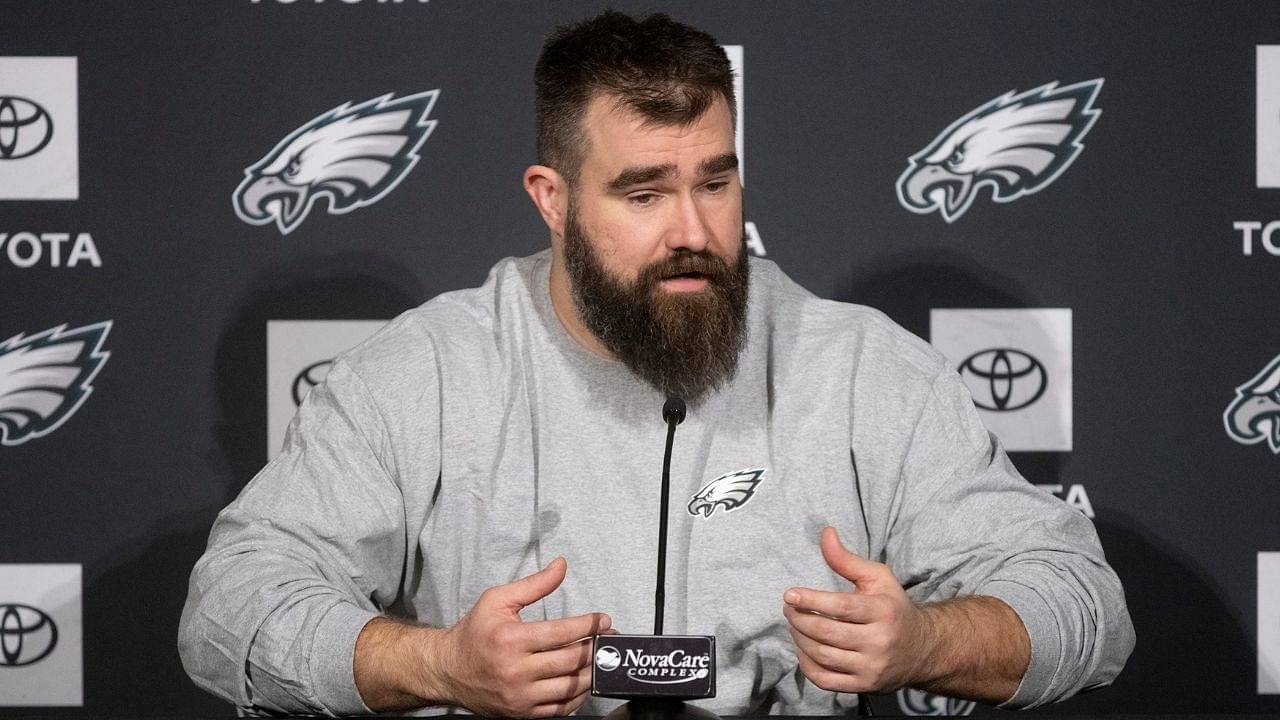 “That’s a Strategy?”: Jason Kelce Once Couldn’t Believe That Wearing Gloves Matching Opposition’s Jersey Color Is a Strategic Move