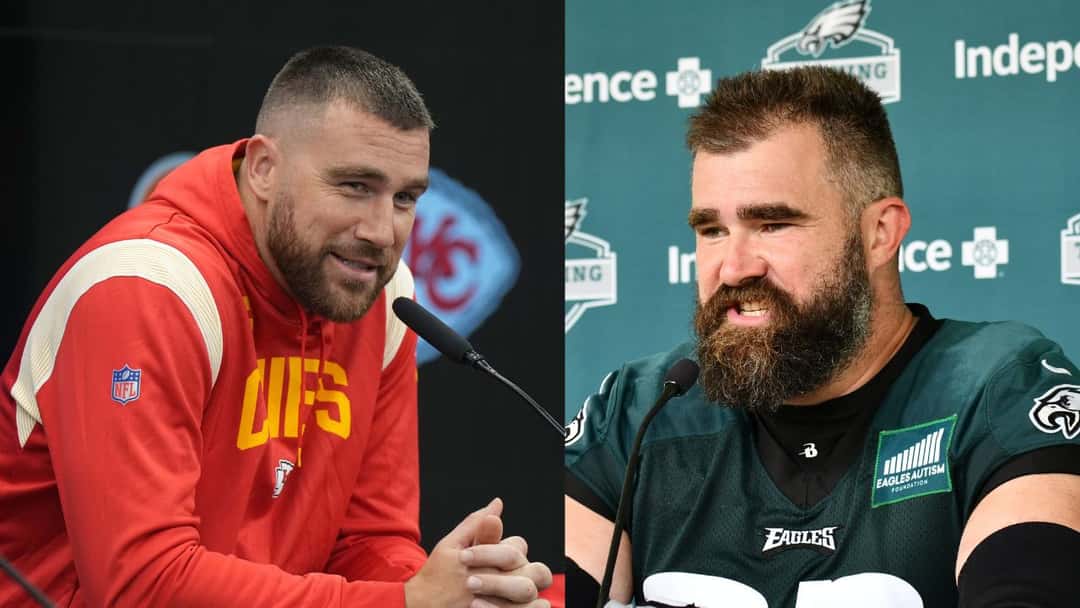 “Fat & Muscle Weight More Than Tight Ends” Jason & Travis Kelce Once
