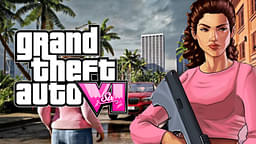 An image showing Grand Theft Auto 6 or GTA 6 logo with progatonist