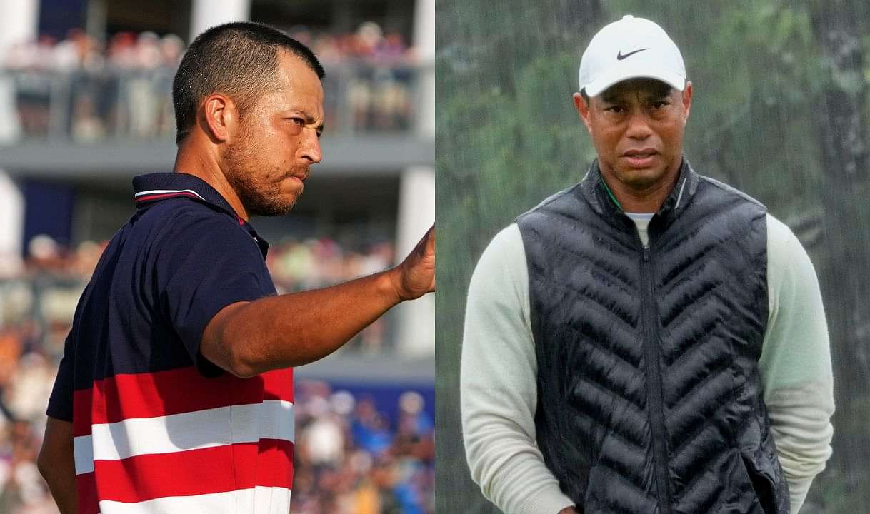 Tiger Woods and Xander Schauffele