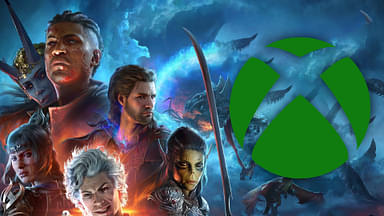 An image showing Baldur's Gate 3 cover with Xbox logo