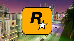 An image showing Rockstar logo with Vice City map