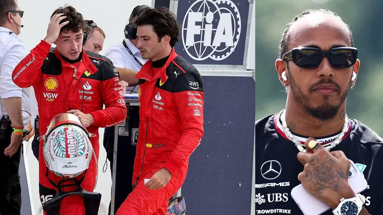 Jealous Charles Leclerc Caught in 4K as New Friend Lewis Hamilton Cozies Up to Carlos Sainz: “Doesn’t Wanna Share His Bestie”