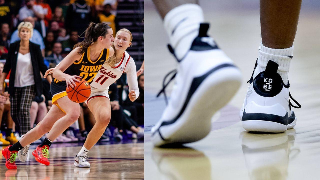 Caitlin Clark Shoes: Iowa Hawkeye Rocks Kobe 6 Protro Reverse Grinch Enroute 44 Point Against Virginia Tech