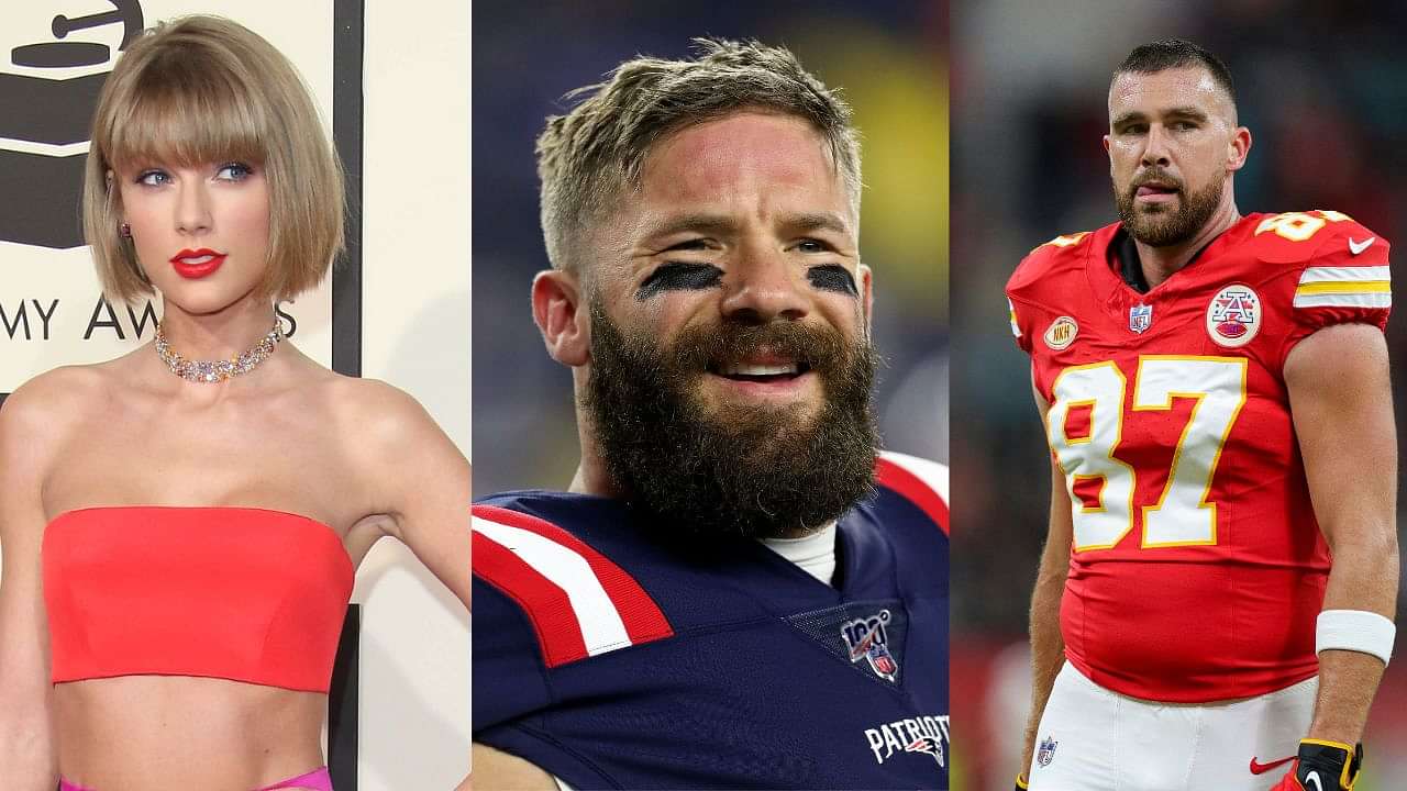 Julian Edelman Throws a Jab at Travis Kelce and Taylor Swift While ...