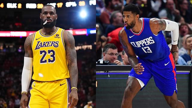 "Holding My Sh*t Like This": LeBron James, Being 50Lbs Heavier Than Paul George, Had Clippers Star Bracing For Impact On His Drives