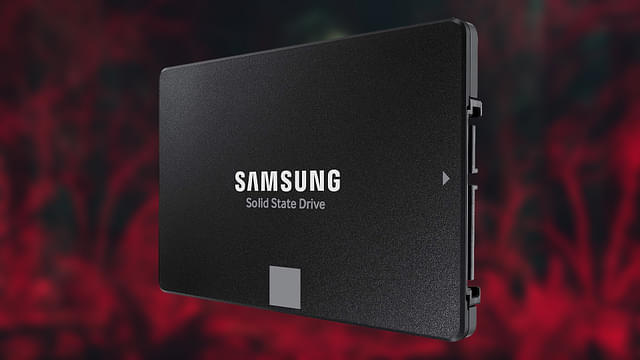 An image showing Samsung SATA SSD which is compatible with Alan Wake 2