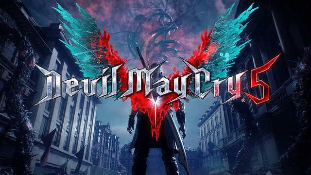 An image showing main cover for Devil May Cry 5 which is available for lower price during Steam Autumn Sale 2023