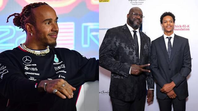 Shaquille O’Neal’s Son Shareef Extends Support for 7x World Champion Lewis Hamilton as F1 Returns to Las Vegas After 41 Years: “My Boy Hamilton!”