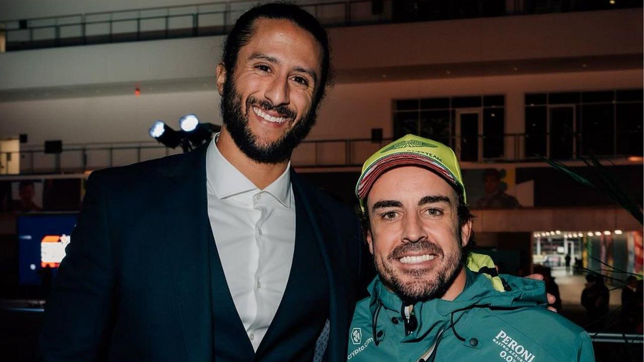 Colin Kaepernick Congratulates F1 Driver Fernando Alonso for Being Named the GQ Man of the Year in Spain