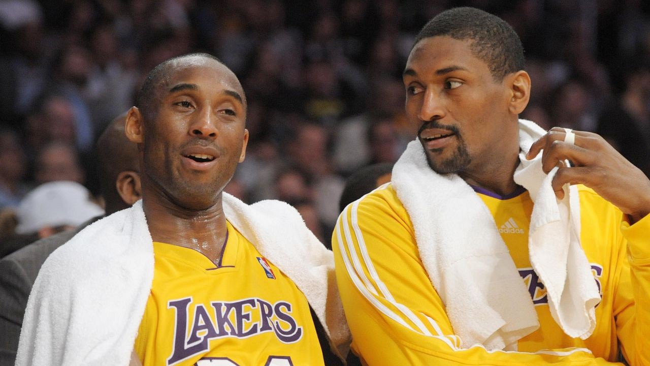 Without Other Top 75 Players Kobe Bryant s Ability To Win Two Titles Garners Praise From Former Lakers Teammate Metta World Peace The SportsRush