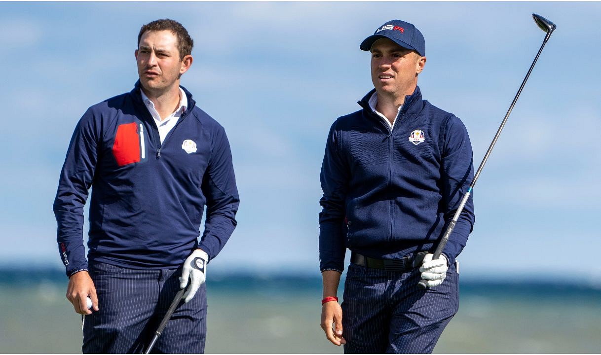 Justin Thomas and Patrick Cantlay