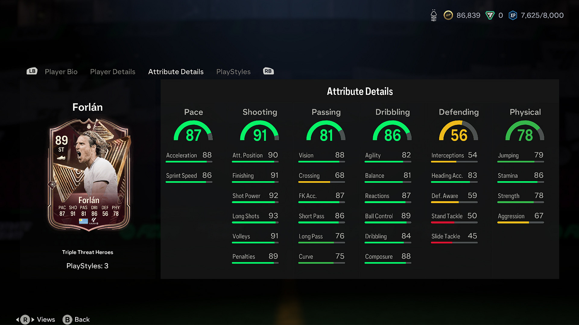 EA FC 24 Diego Forlan Triple Threat Hero