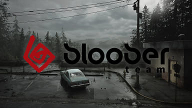 An image showing Silent Hill 2 Remake screenshot with Bloober Team logo in front