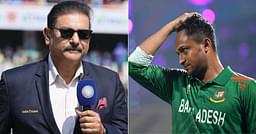 "7-8 Chithi Banaate Hai...": Ravi Shastri Trolls Bangladesh For Inconsistent Batting Order In 2023 World Cup