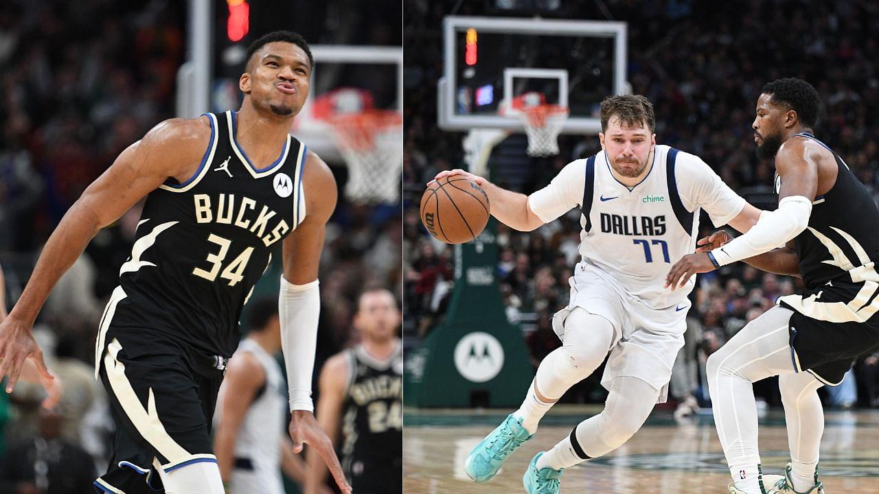 “Giannis Was Just Torching Us in the Paint”: Luka Doncic Commends Bucks Superstar’s 40 Point Performance Against Mavericks