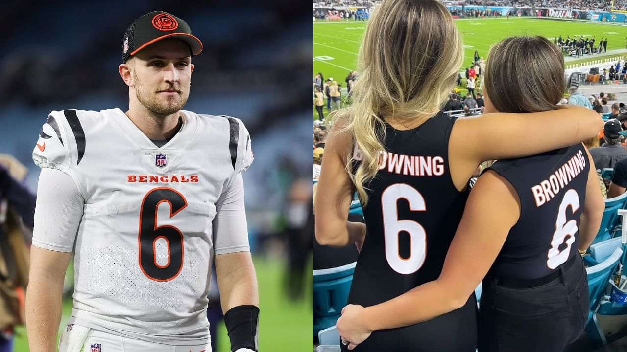 Jake Brownings Girlfriend Showers Love On The Bengals Qb After Ot